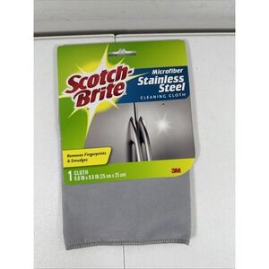 Scotch-Brite Microfiber‎ Stainless Steel Cleaning Cloth NEW